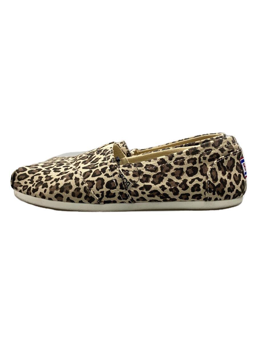 SKECHERS◆Plush-Hot Spotted Leopard Slip-On/ローカットスニーカー/23cm/BRW_画像1