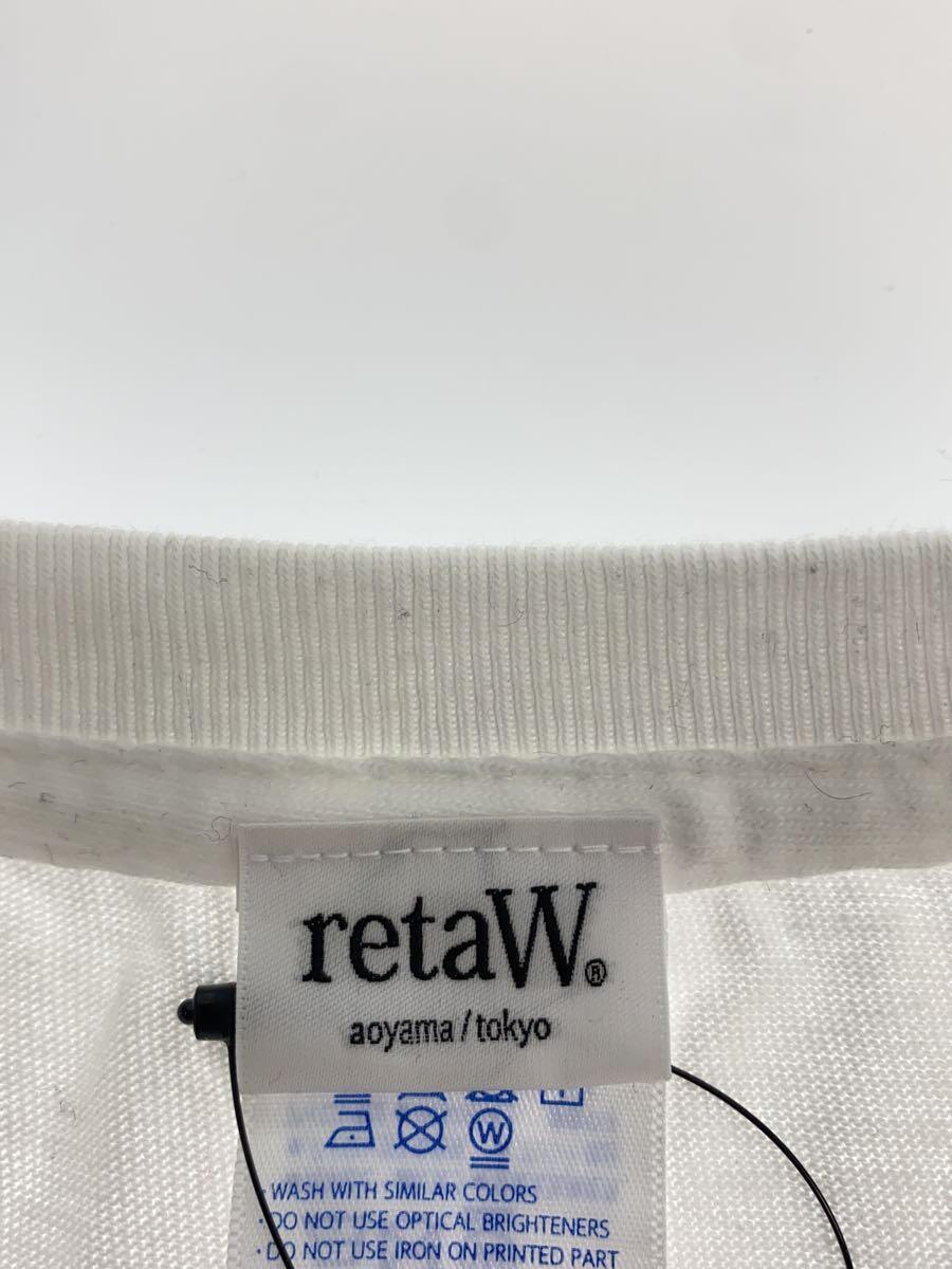 retaW/Tシャツ/L/コットン/ホワイト_画像3