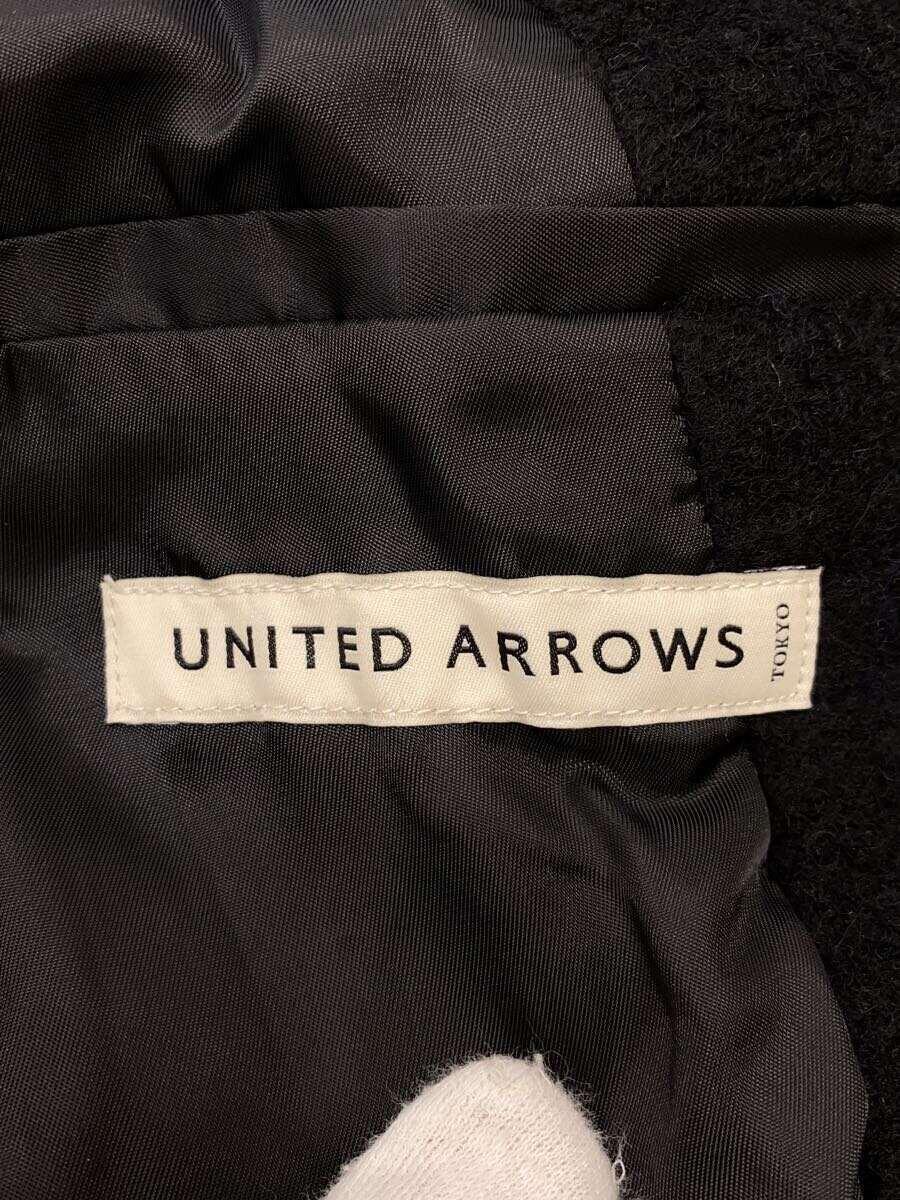 UNITED ARROWS◆コート/M/ウール/BLK/1125-133-8210_画像3