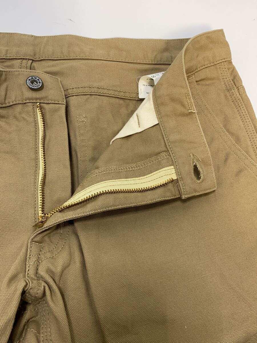  peach Taro jeans * stripe pe Inter cropped pants /36/ cotton /BEG/ plain /02-063