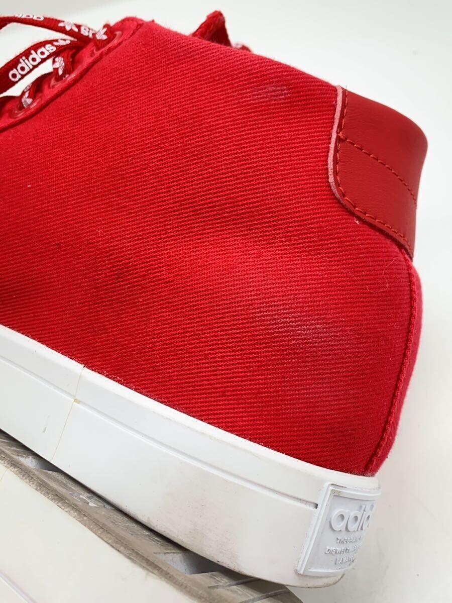 adidas◆ハイカットスニーカー_FU6821/23.5cm/RED/キャンバス_画像8