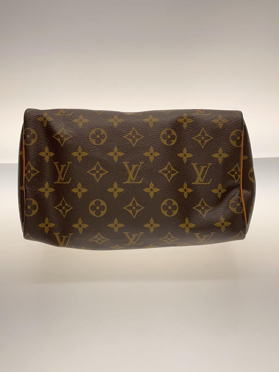 LOUIS VUITTON◆1)スピーディ25_モノグラム・キャンバス_BRW/PVC/ブラウン_画像4