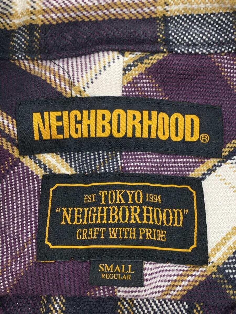 NEIGHBORHOOD◆ネルシャツ/S/コットン/PUP/チェック/191ARNH-SHM02_画像3