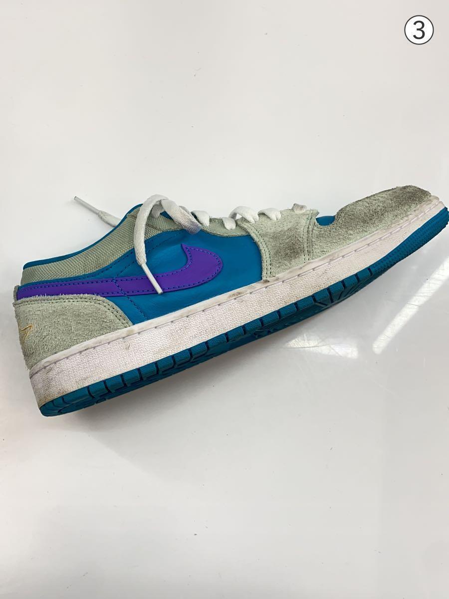 NIKE◆AIR JORDAN 1 LOW SE_エア ジョーダン 1 ロー シーズナルエディション/27cm/BLU_画像7