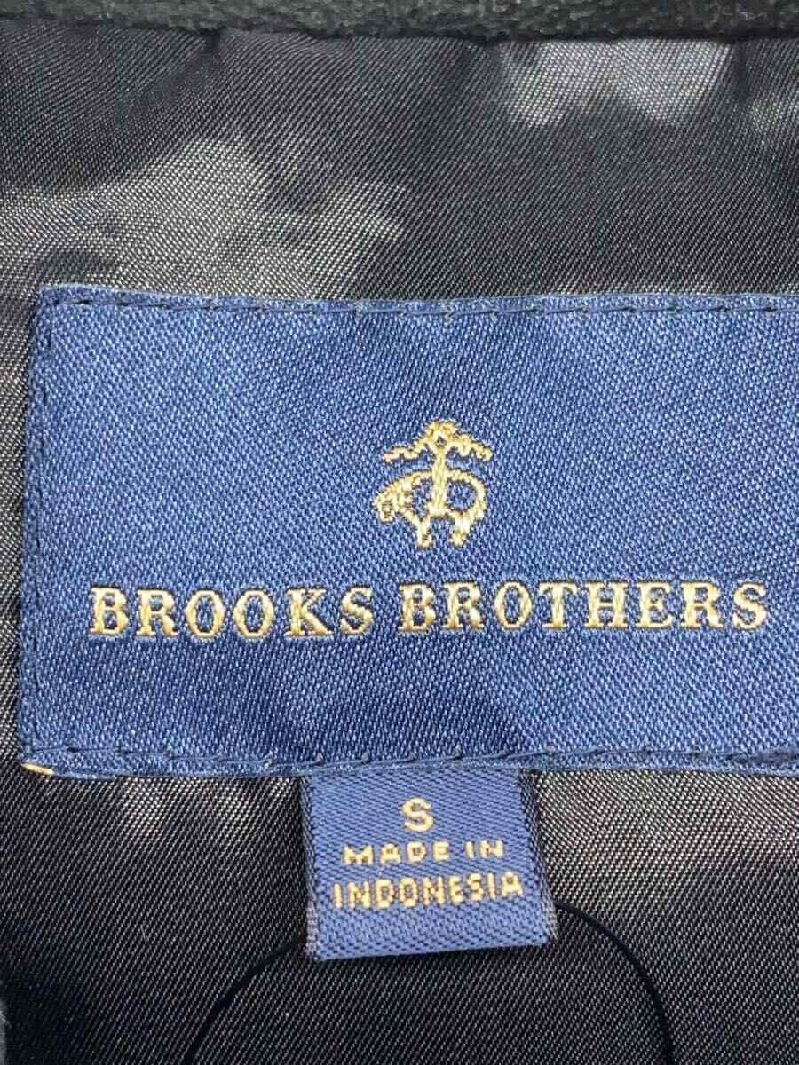 BROOKS BROTHERS◆ダウンジャケット/S/ナイロン/BLK/無地_画像3