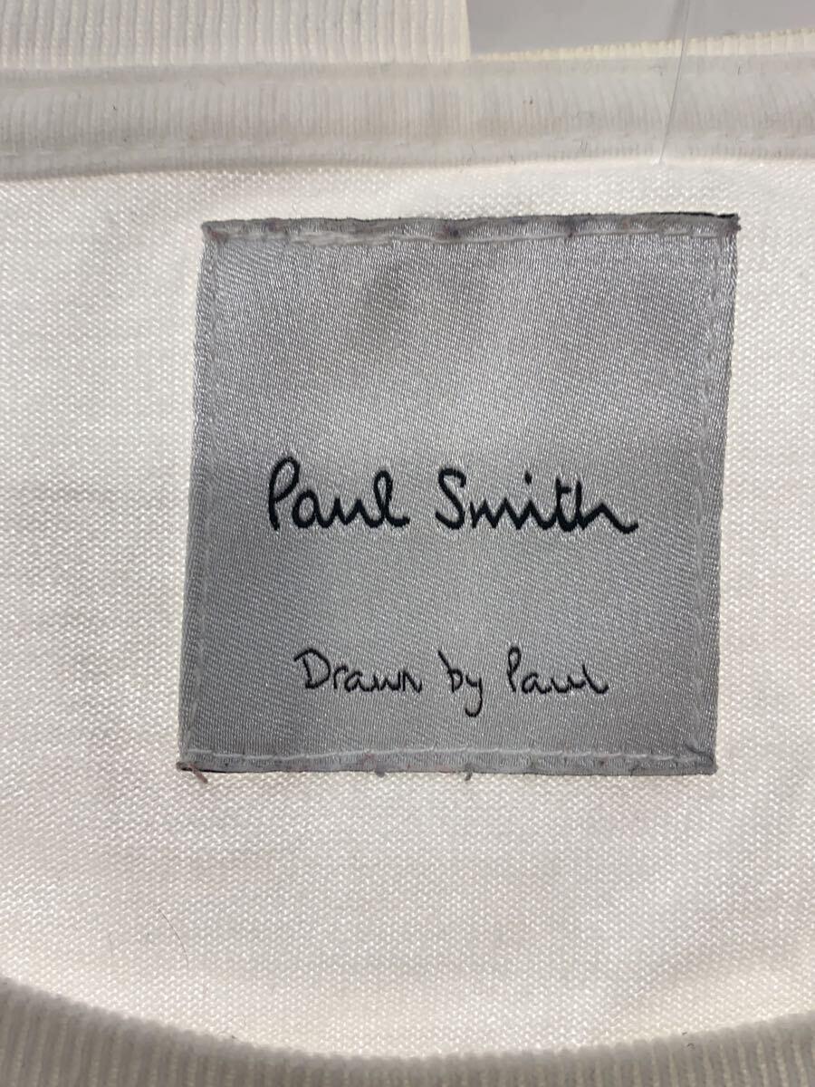 Paul Smith◆Tシャツ/-/コットン/WHT/無地/PA-96-82067_画像3