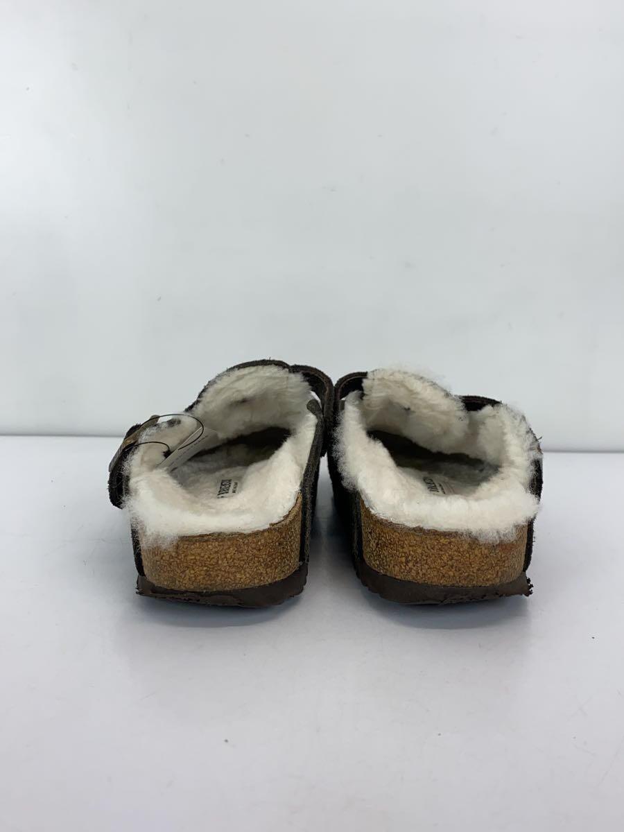 BIRKENSTOCK◆BOSTON/ボストン/ボア/サンダル/23cm/ブラウン_画像6