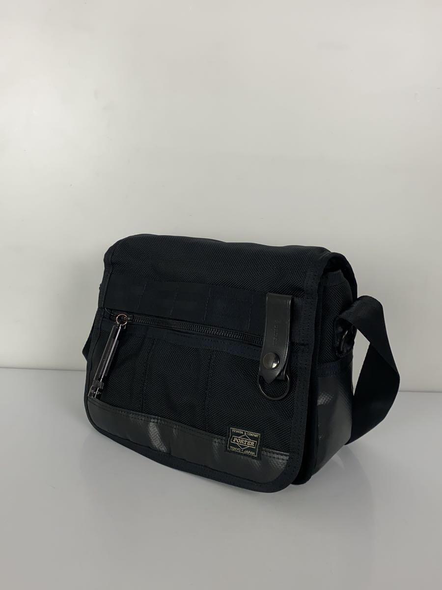 PORTER◆HEAT/ヒート/SHOULDER BAG/ショルダーバッグ/ナイロン/ブラック/703-06974_画像2