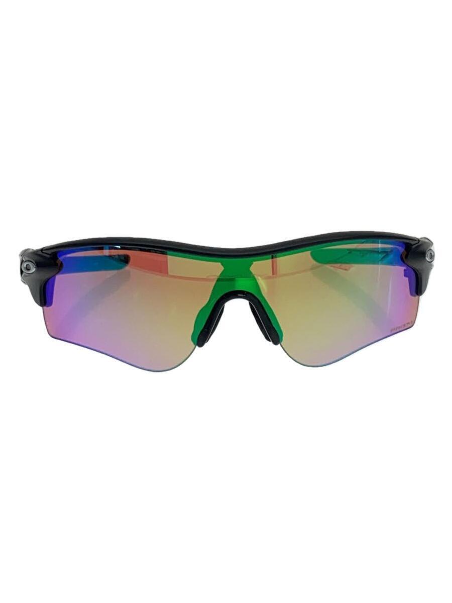 OAKLEY◆サングラス/スポーツグラス/プラスチック/ブラック/メンズ/OO9206-36/レーダーロックパス_画像1