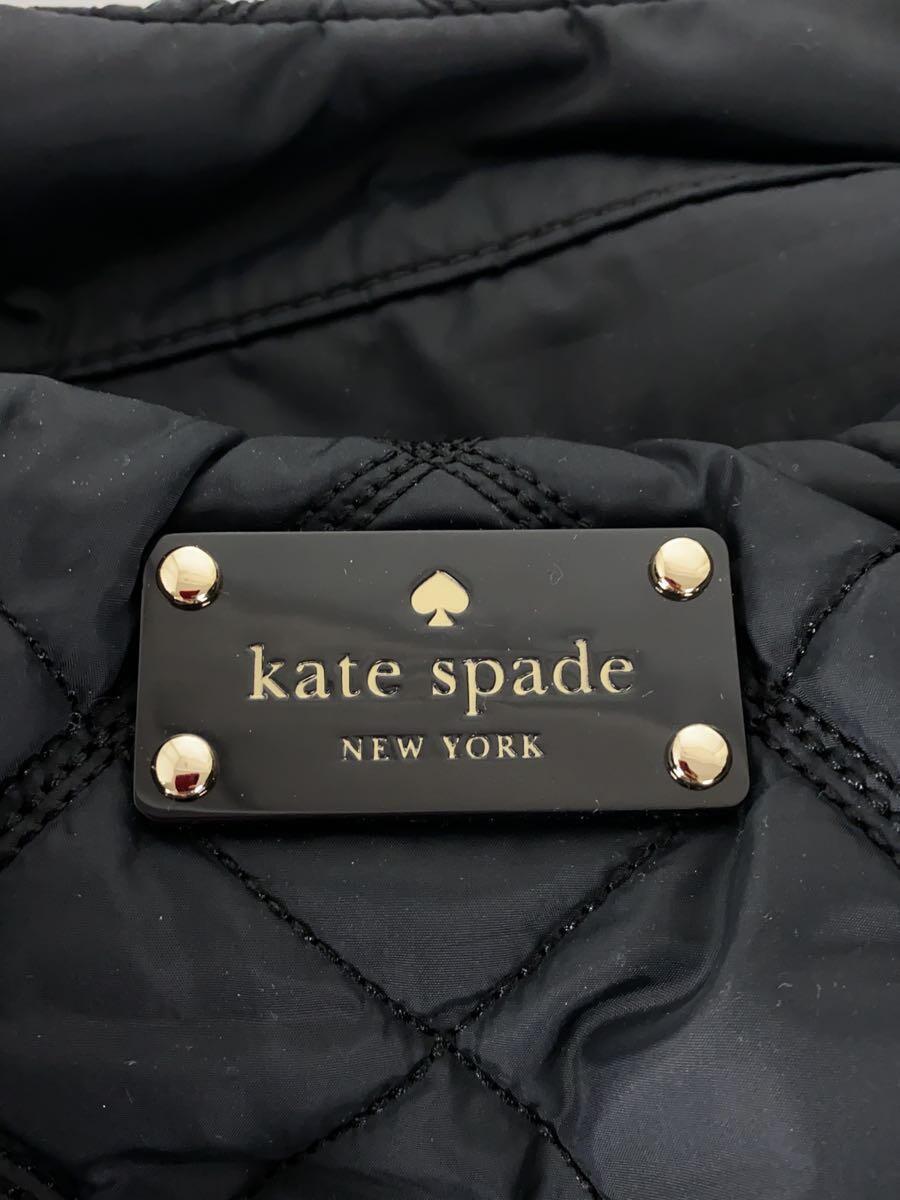 kate spade new york◆トートバッグ/ブラック/キルティング_画像5