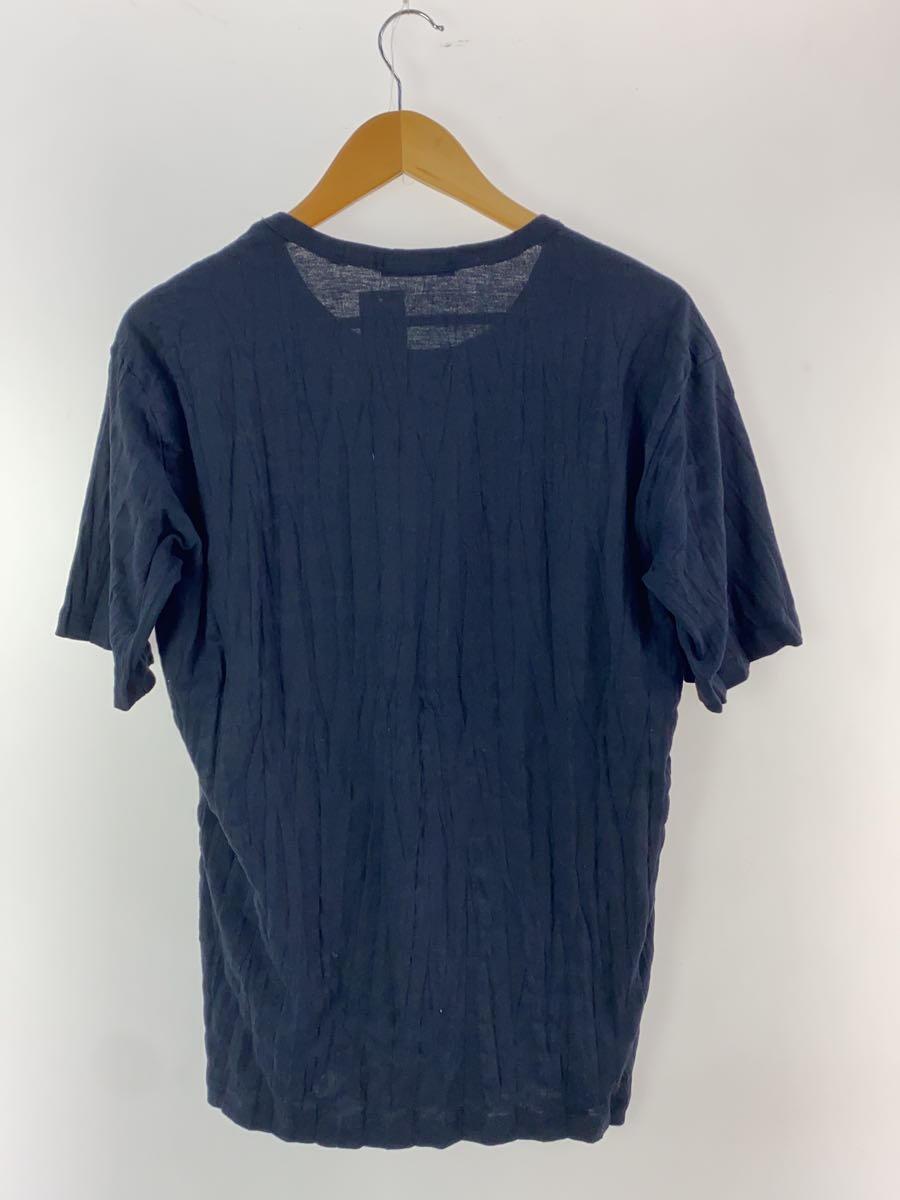 ISSEY MIYAKE MEN◆Tシャツ/3/ポリエステル/NVY/ME73JK213/プリーツ_画像2