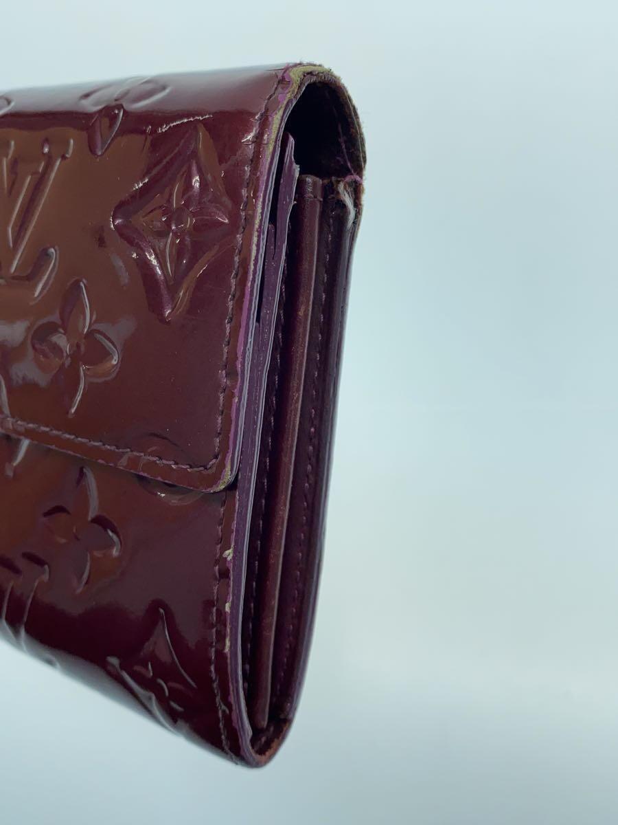 LOUIS VUITTON◆ポルト・フォイユ・サラ_モノグラム・ヴェルニ_BRD/エナメル/BRD/総柄/レディース_画像7