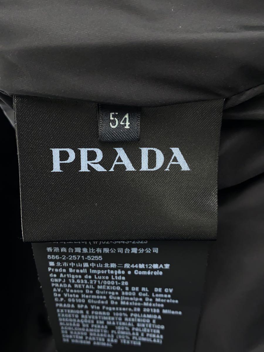 PRADA◆2020AW/三角ロゴキルティングダウンジャケット/54/ナイロン/BL_画像4