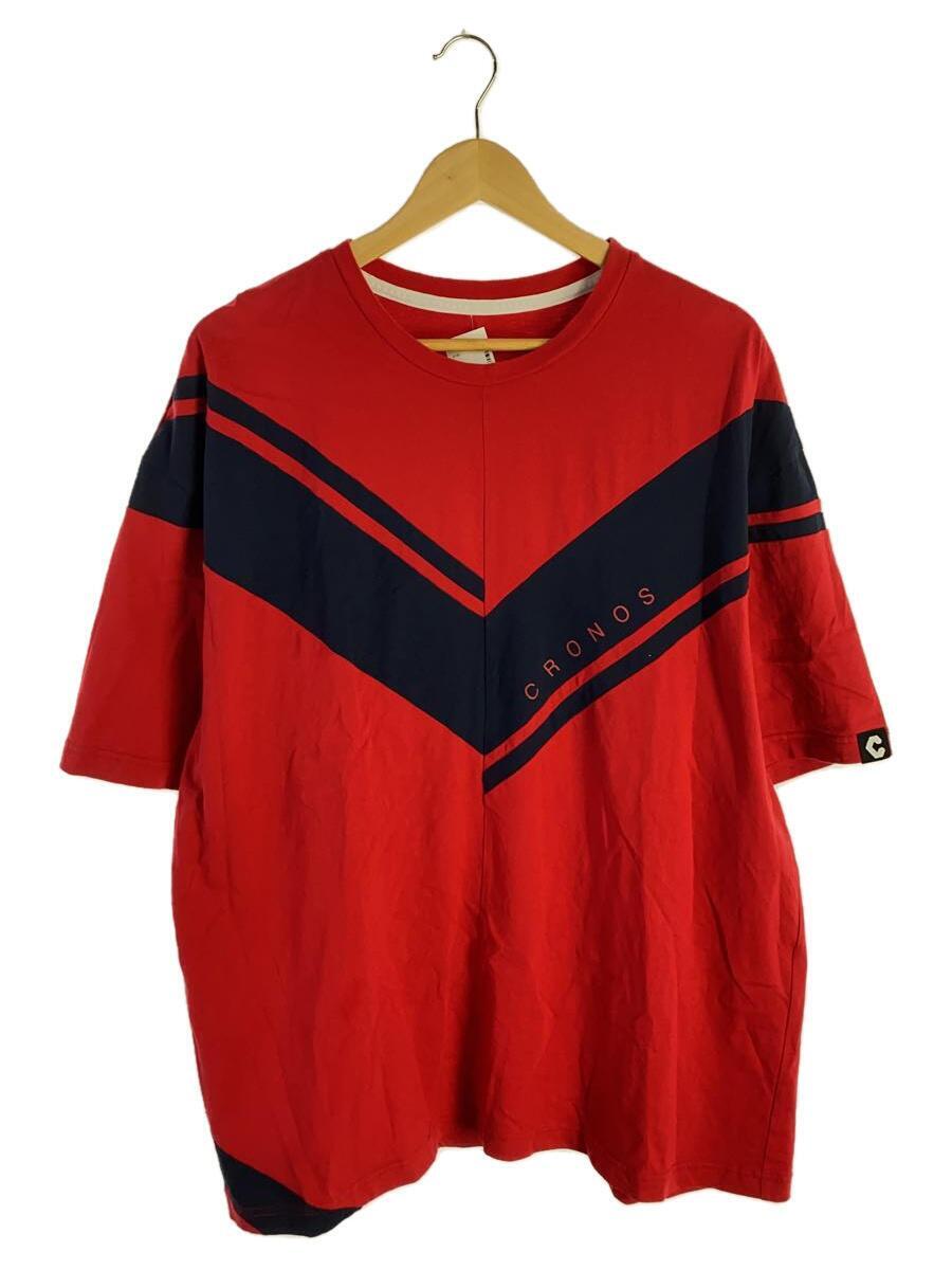 CRONOS/Tシャツ/42/コットン/RED/CR-TS-0070_画像1