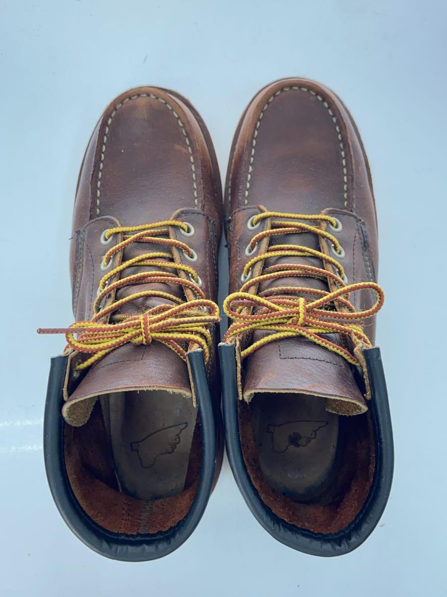 RED WING◆レースアップブーツ/US5.5/BRW/8138_画像3