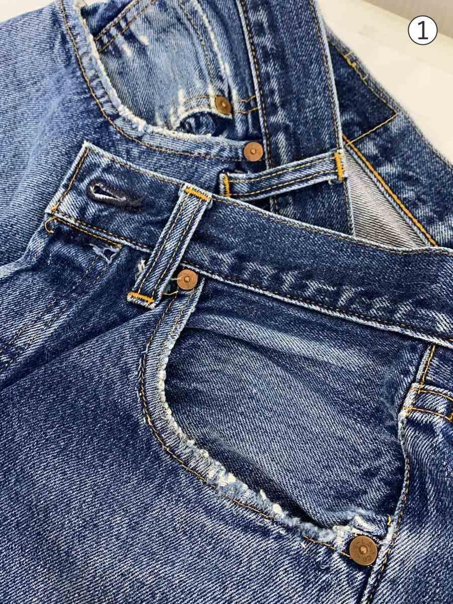 Levi’s◆ストレートパンツ/33/コットン/IDG/無地/501-0003//_画像7