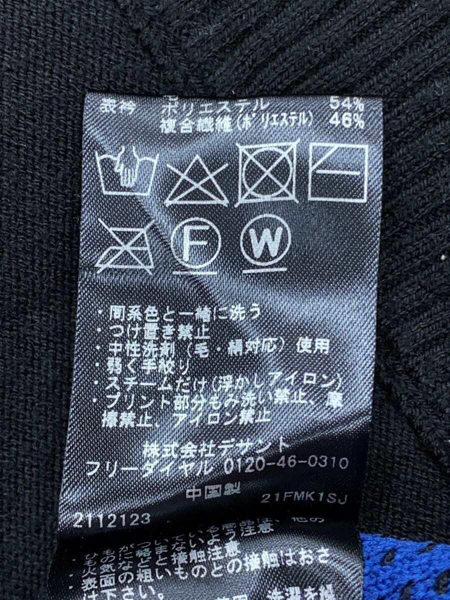 DESCENTE◆セーター(厚手)/L/ポリエステル/黒//_画像6