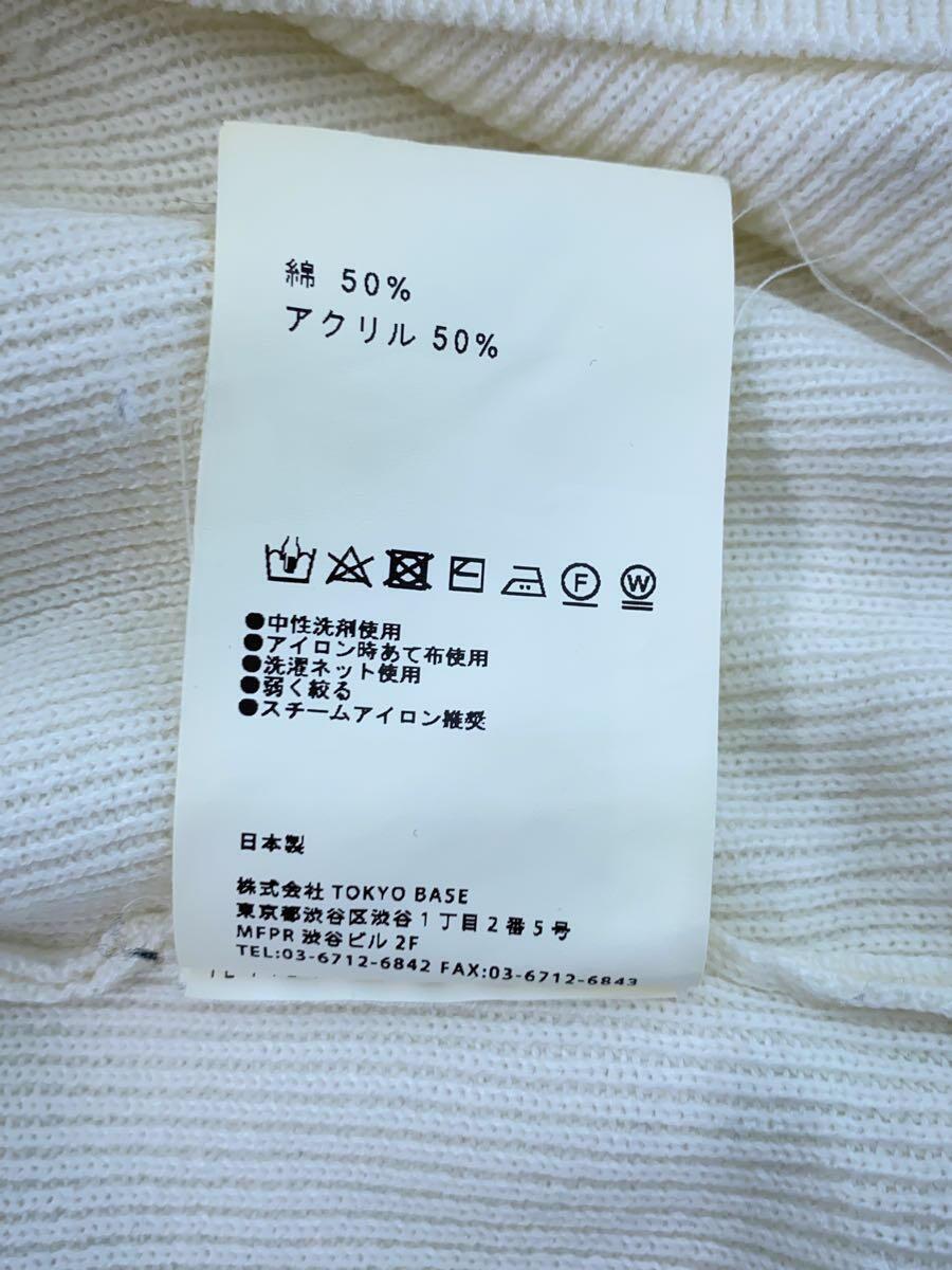 UNITED TOKYO◆セーター(薄手)/1/コットン/WHT/408330002_画像5