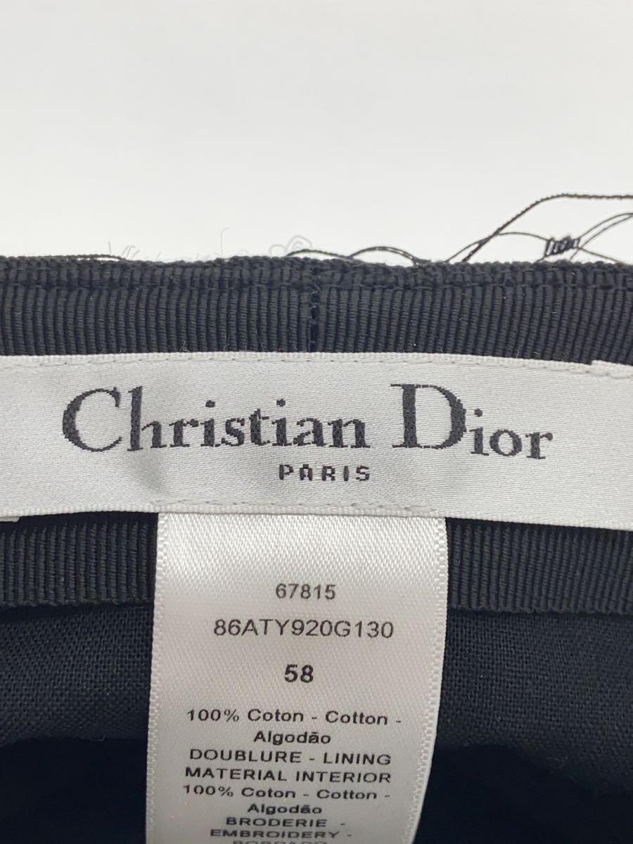 Christian Dior◆クリスチャンディオール/ヘッドウェア/-/コットン/BLK/無地/レディース/86ATY920G130_画像5