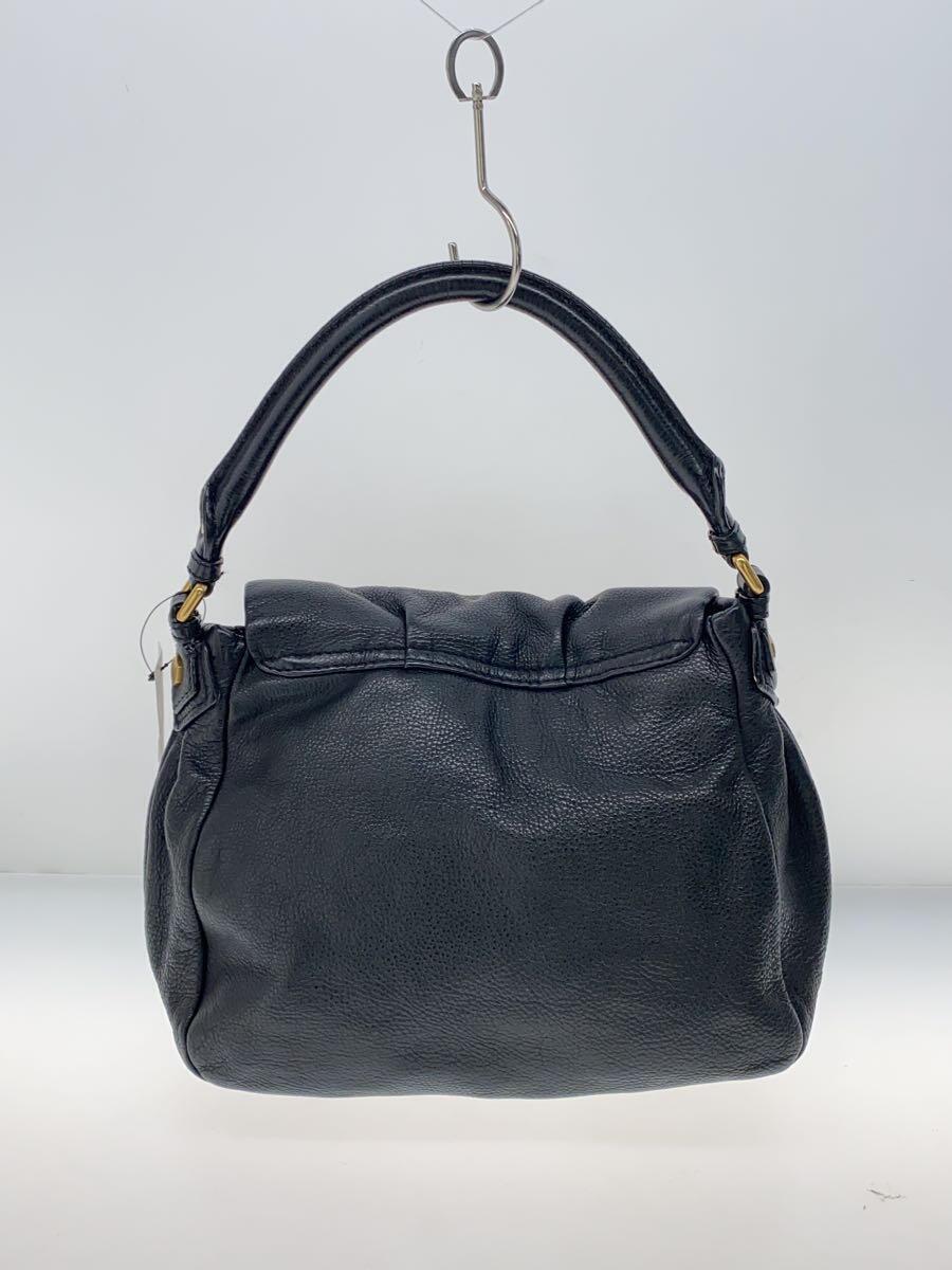 MARC BY MARC JACOBS◆ハンドバッグ/レザー/BLK_画像3