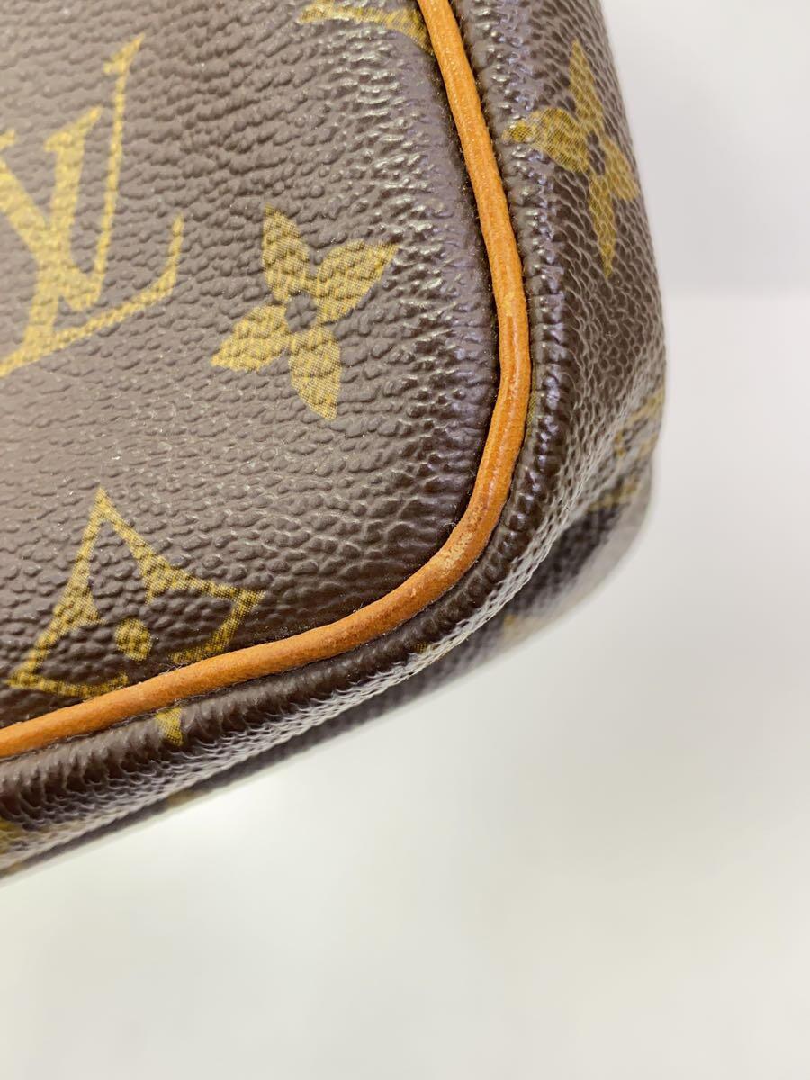 LOUIS VUITTON◆コンピエーニュ23_モノグラム・キャンバス_BRW/-/BRW/総柄_画像9