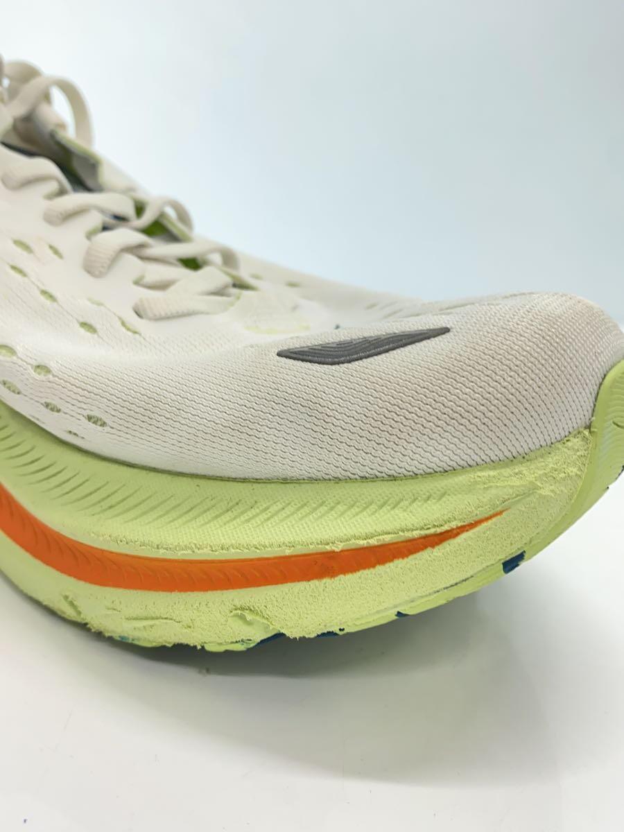 HOKA ONE ONE* low cut sneakers /27.5cm/WHT/F27221J