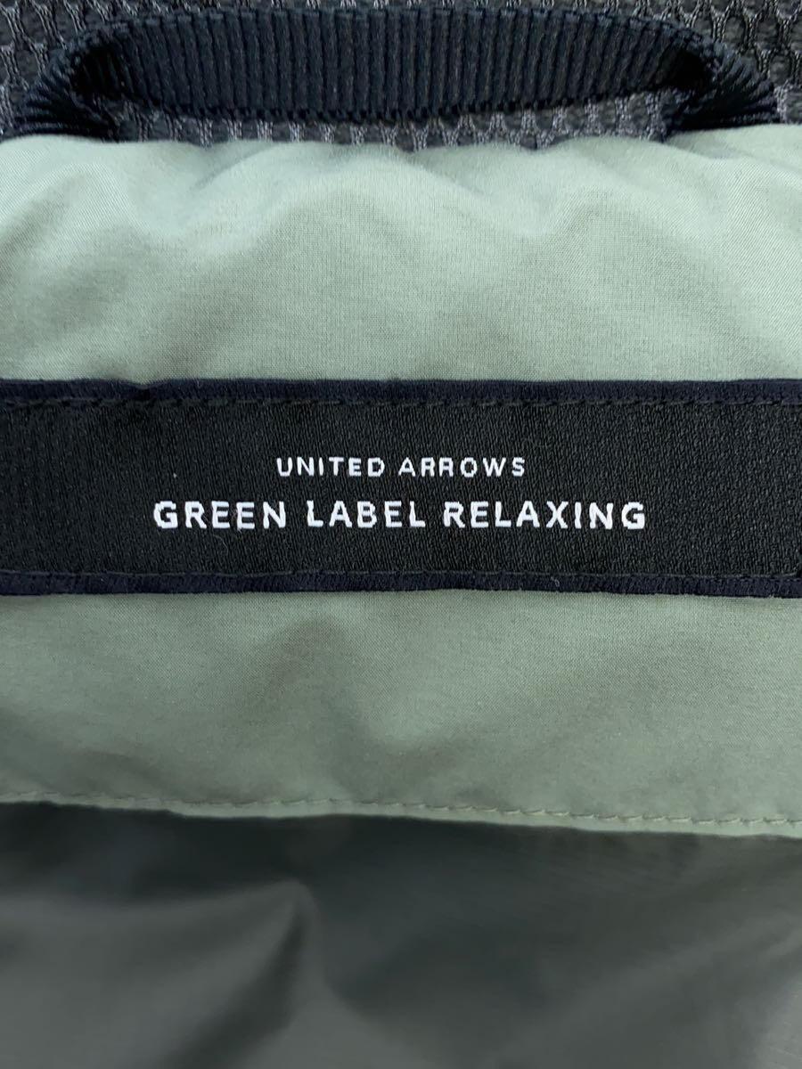 UNITED ARROWS green label relaxing◆ダウンジャケット/M/ポリエステル/KHK/無地/3225-199-2898_画像3