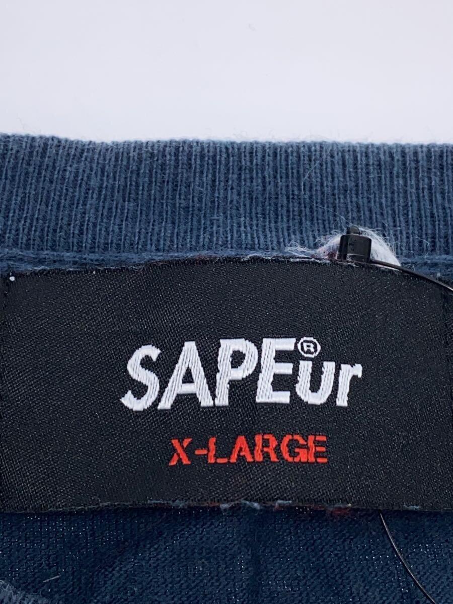 A Elegantes SAPEur◆Tシャツ/XL/コットン/NVY_画像3