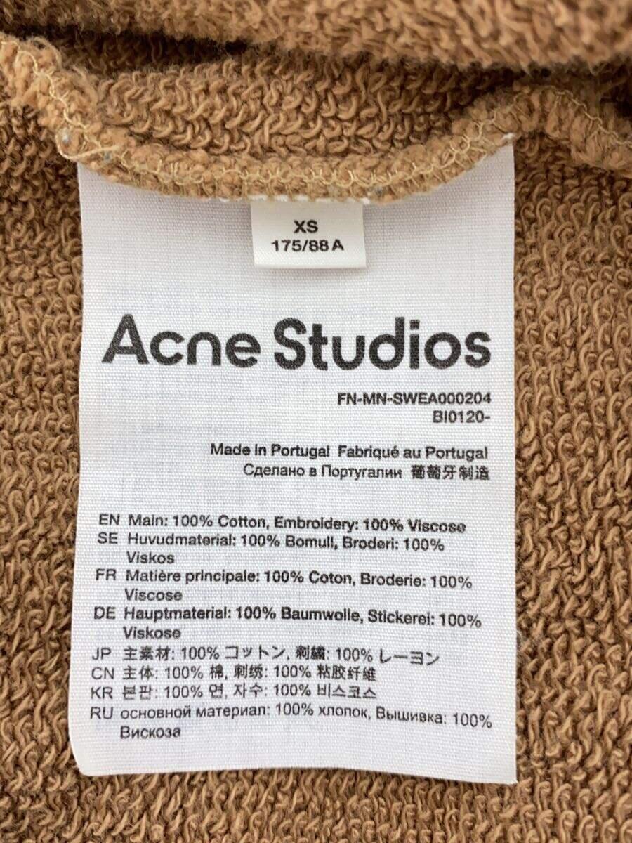 Acne Studios(Acne)◆スウェット/XS/コットン/BRW/無地/FN-MN-SWEA000204/刺繍フロント_画像4