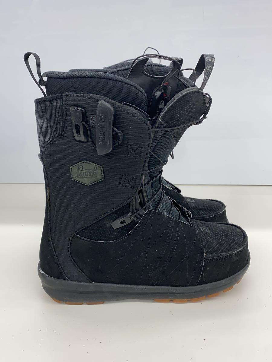 salomon◆スノーボードブーツ/27.5cm/クイックレーシング/launch ballistic/BLK/376776_画像3