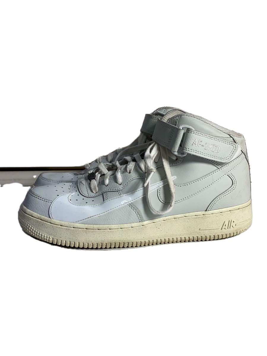 NIKE◆AIR FORCE 1 MID 07 PRM_エア フォース 1 MID 7 PRM/26.5cm/GRY_画像1