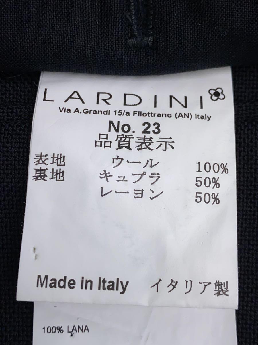 LARDINI◆セットアップ/44/ウール/BLK/無地_画像5