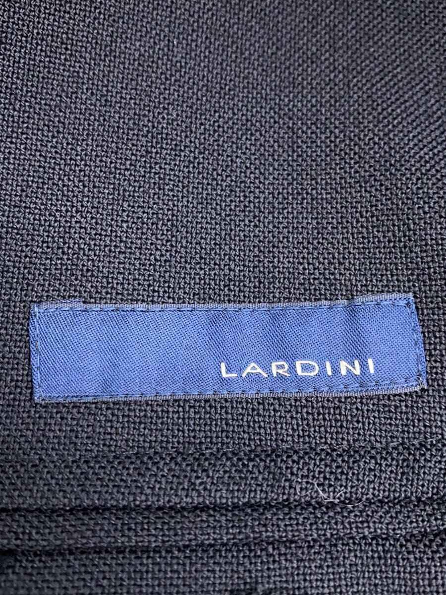 LARDINI◆セットアップ/44/ウール/BLK/無地_画像3