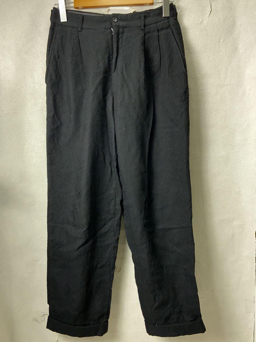 COMME des GARCONS HOMME◆ボトム/-/ウール/BLK/無地/HP-04019S_画像1