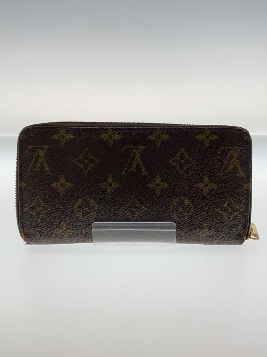 LOUIS VUITTON◆2)ジッピー・ウォレット_モノグラム・キャンバス_BRW_フューシャ/PVC/BRW/総柄/レディース_画像2