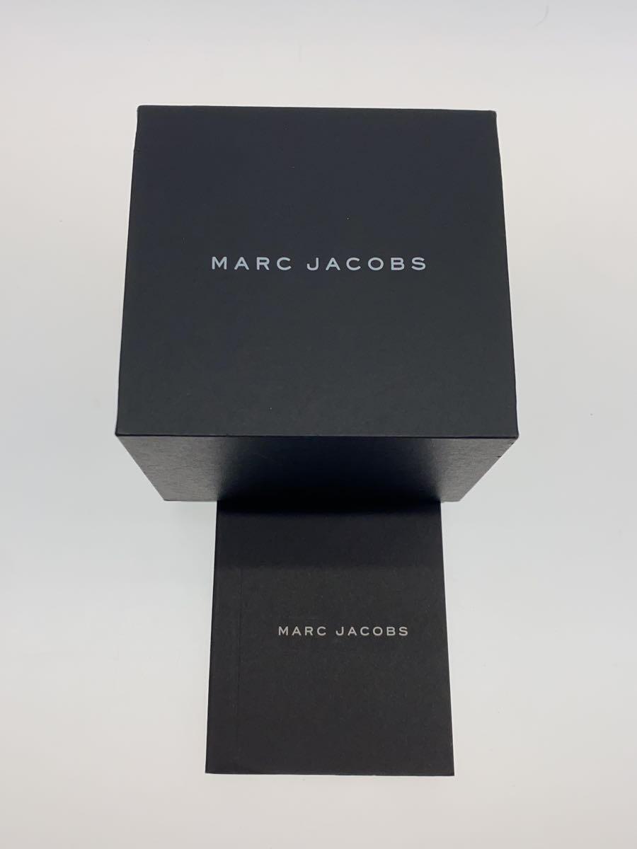 MARC JACOBS◆クォーツ腕時計/アナログ/レザー/WHT/BLK/MJ1537_画像6