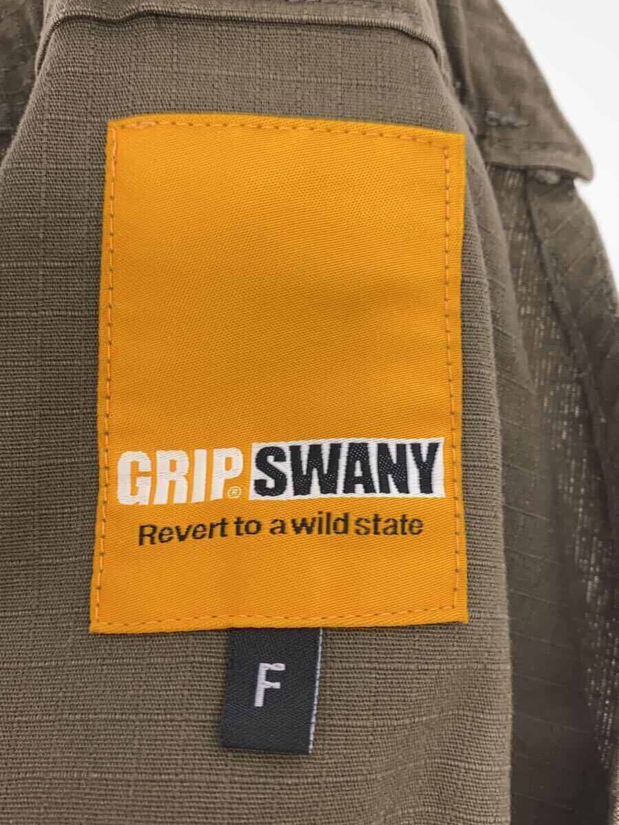 GRIP SWANY◆FIREPROOF APRON VEST/ベスト/FREE/コットン/KHK/GSV-04_画像3