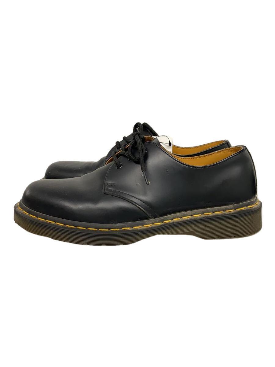 Dr.Martens◆ローカットスニーカー/UK8/BLK/レザー/1461/3ホール_画像1