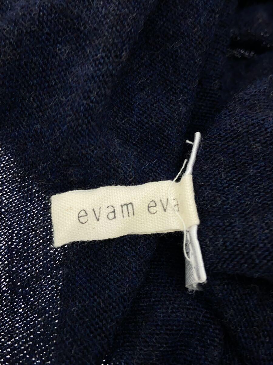 evam eva◆セーター(薄手)/-/ウール/NVY_画像3