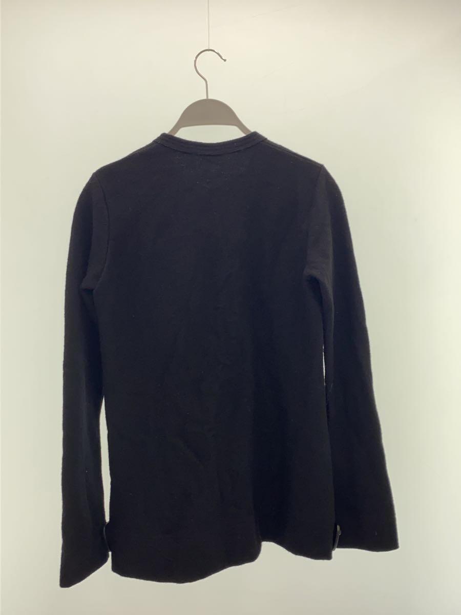 tricot COMME des GARCONS◆ジャケット/S/ウール/BLK/無地/TH-T006_画像2