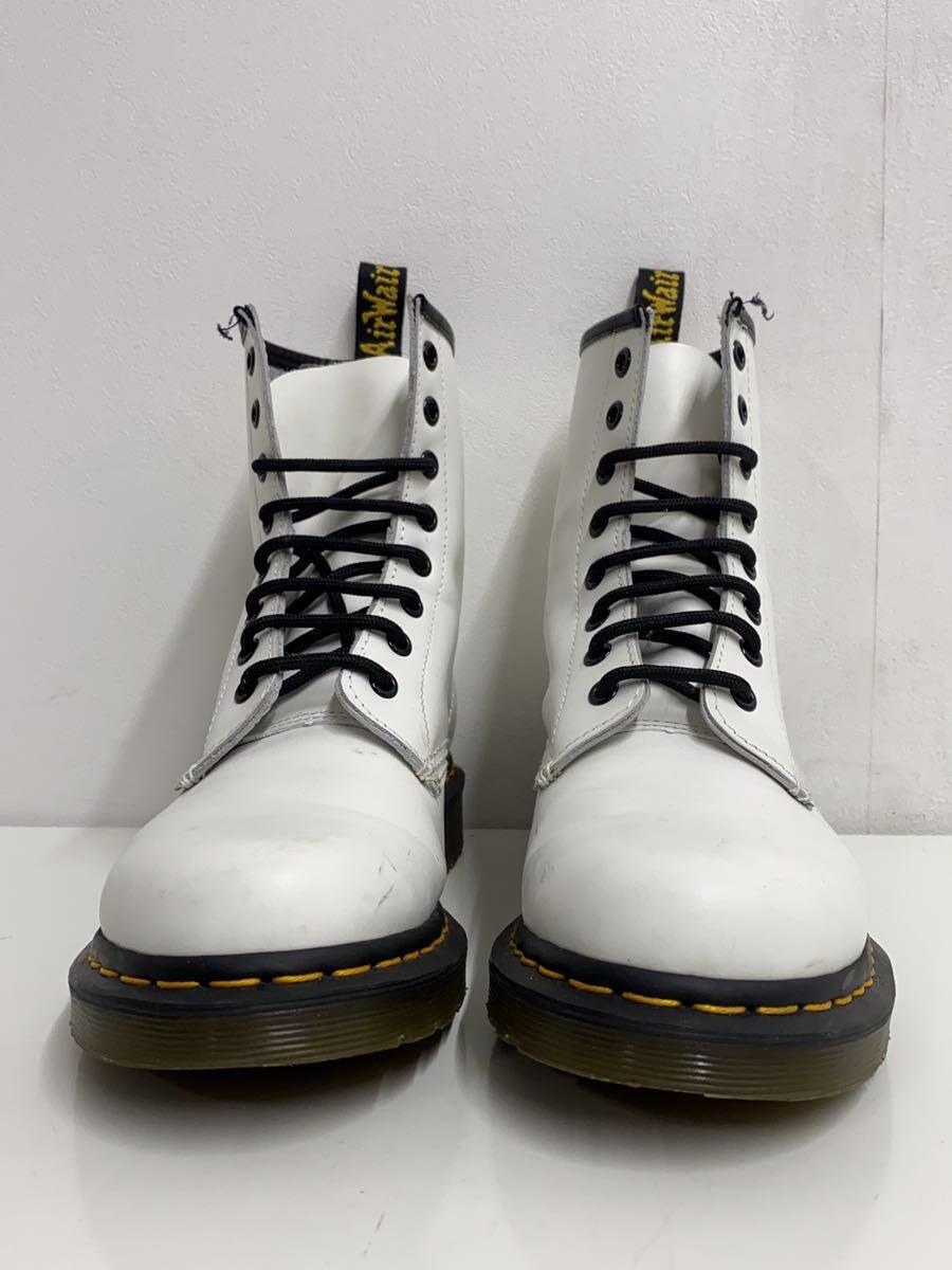 Dr.Martens◆8ホールレースアップブーツ/UK6/WHT/PVC/CL12V//_画像6