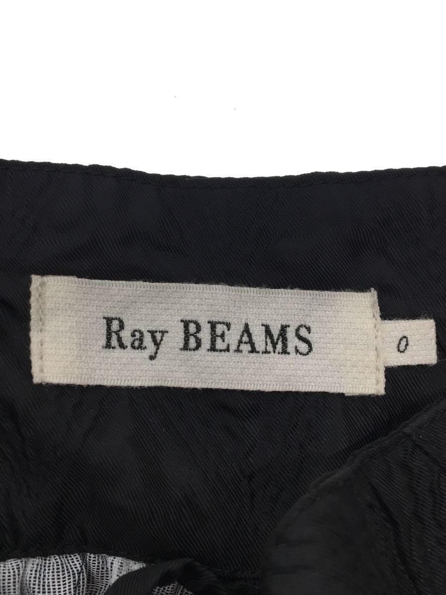 RAY BEAMS◆23SS/フクレジャガードカットアウトキャミソール/0/ポリエステル/BLK//_画像3