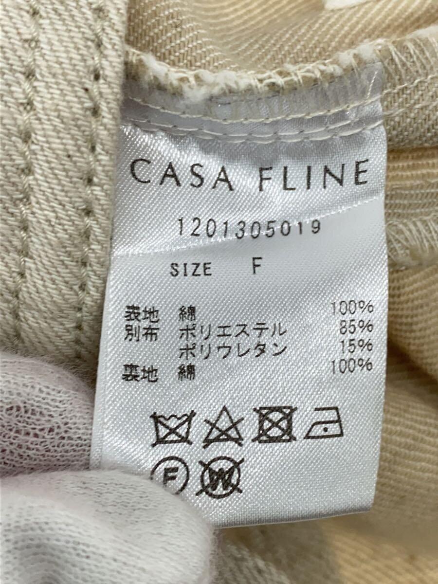 CASA FLINE◆ワンピース/FREE/コットン/1201305019/フロントホックプリーツワンピース_画像4