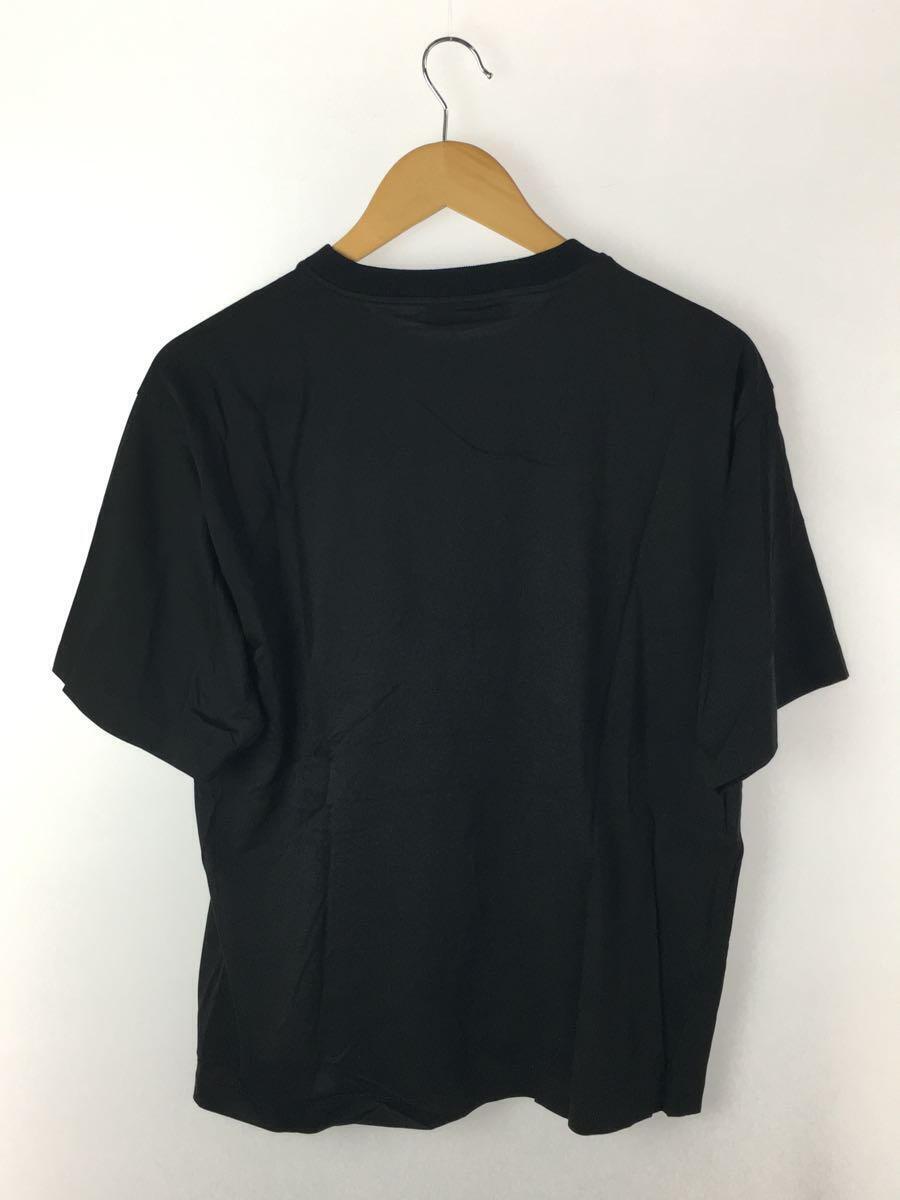 CABaN◆フラワープリントTシャツ/Tシャツ/S/コットン/BLK/WS019CU//_画像2