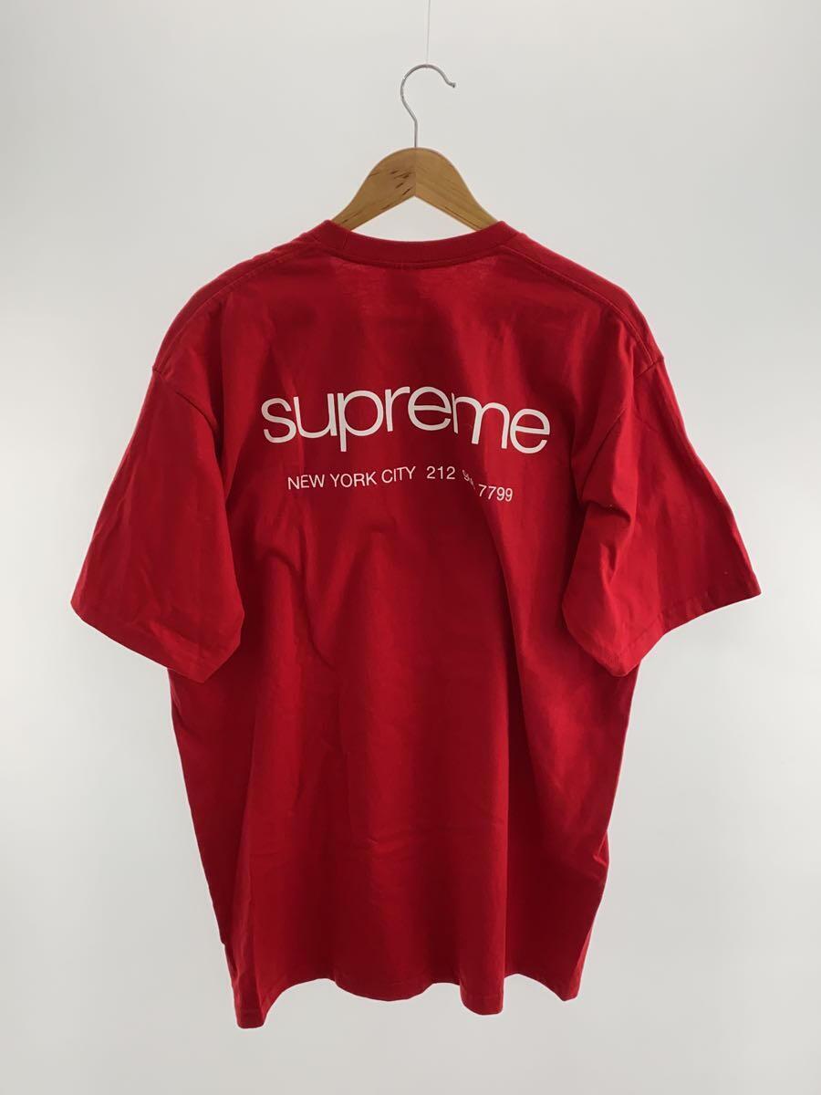 Supreme◆23AW NYC Tee/Tシャツ/XL/-/RED_画像2