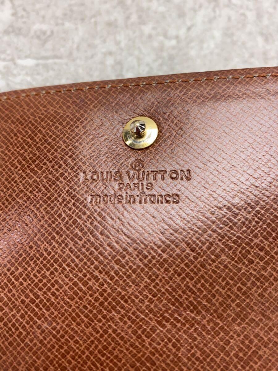 LOUIS VUITTON◇2つ折り財布/-/ブラウン/モノグラム/レディース LOUIS VUITTON◇2つ折り財布/-/ブラウン/モノグラム/レディース