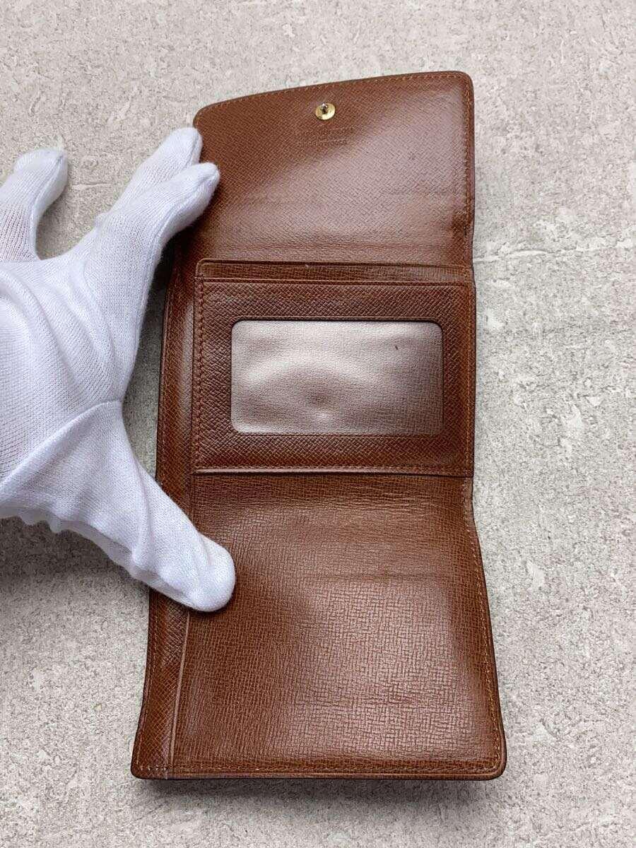 LOUIS VUITTON◇2つ折り財布/-/ブラウン/モノグラム/レディース LOUIS VUITTON◇2つ折り財布/-/ブラウン/モノグラム/レディース