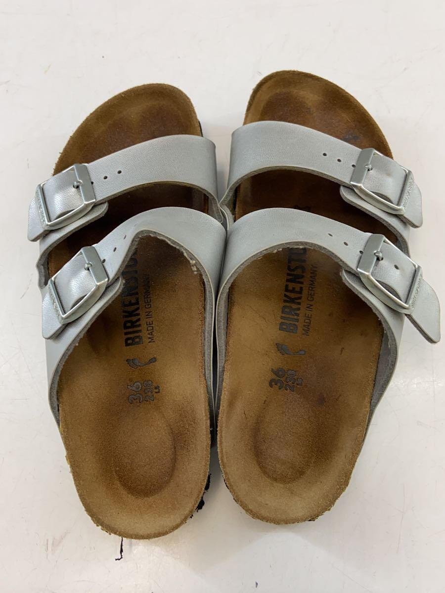 BIRKENSTOCK◆サンダル/36/SLV_画像3