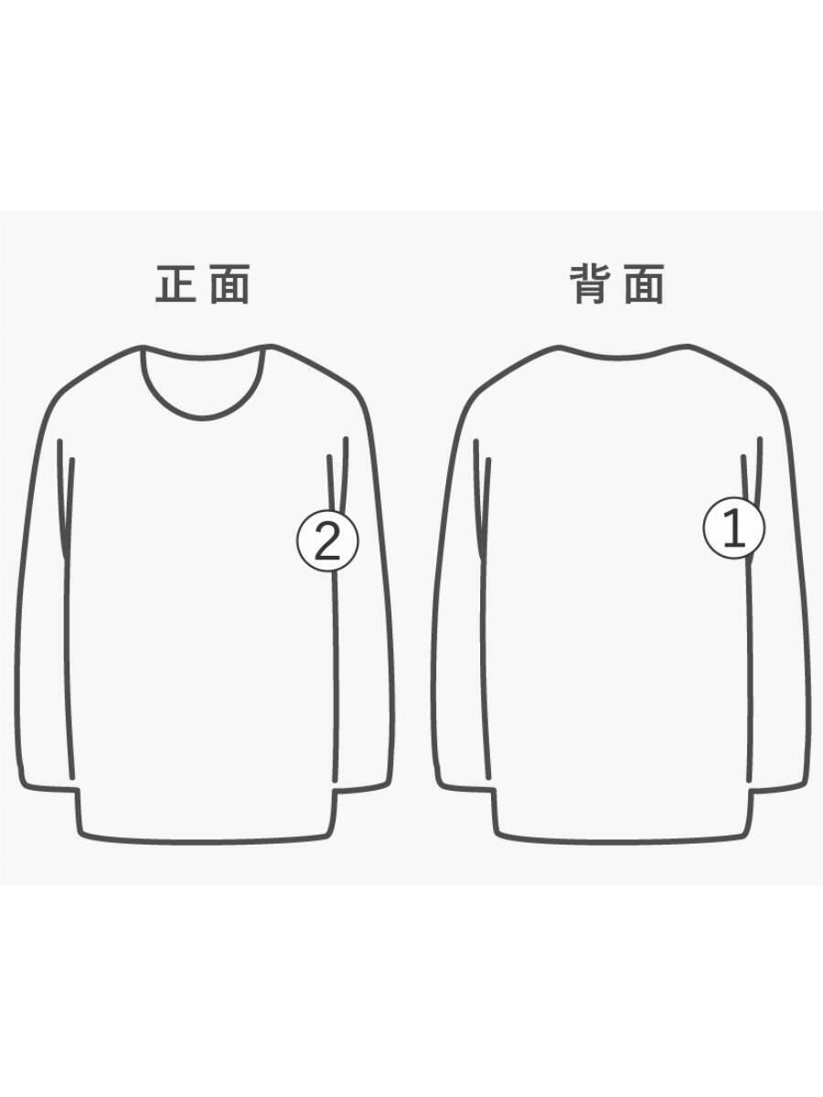 IS-NESS◆Tシャツ/-/コットン/BLK/プリント/55250RGAN001/襟元使用感有_画像8