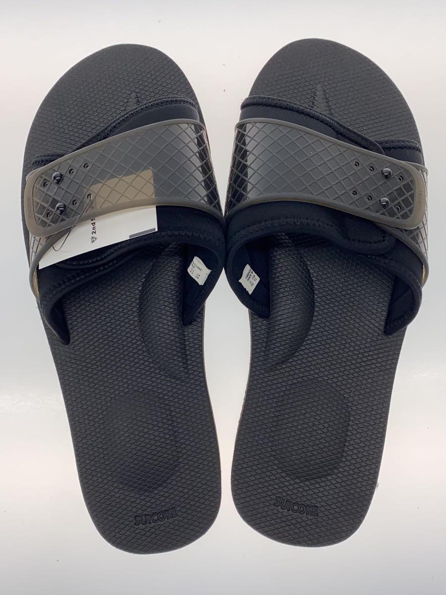 suicoke◆SIV ストラップベルトスポーツサンダルスライド/28cm/BLK/OG-100_画像3